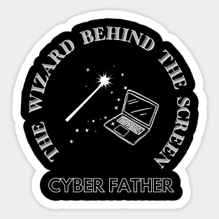 Cyber Father 4 Sticker